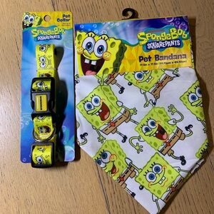SpongeBob SquarePants Yellow Pet Bandana
